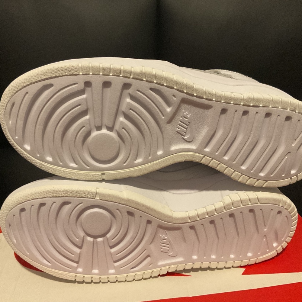 Women Nike Dunk High Low Summit White/ White Sail Size 8 - Picture 6 of 8